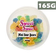 Sweet N Sour Tub  Mini Sour bears 165g