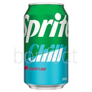 Sprite Cherry Lime Soda Can 355ml  12 Pack