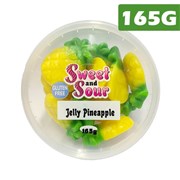 Sweet N Sour Tub  Jelly Pineapple 165g