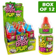 Bazooka Big Baby Pop Sours 32g  12 Pack