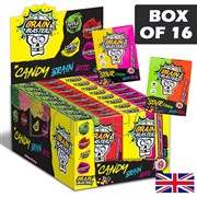 Brain Blasterz Sour Candy Brain Bitz Tub 45g  16 Pack