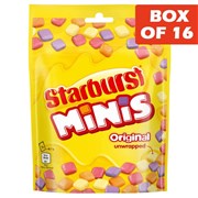 Starburst Original Minis Fruit Chews Pouch Bag 137g  16 Pack
