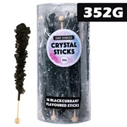 Crystal Candy Sticks Blackcurrant 16 Pack