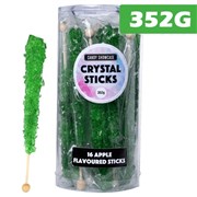Crystal Candy Sticks Apple 16 Pack