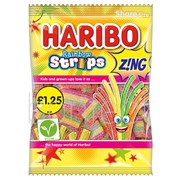 Haribo Rainbow Strips Bag 130g  12 Pack