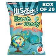 Hisnack Earth Gummy Liquid Candy Ball 4 Pieces  20 Pack