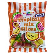 Chunky Funkeez Tropical Slices Bag 140g  12 Pack
