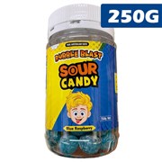 Bubble Blast Sour Blue Raspberry 250g