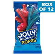 Jolly Rancher Ropes Blue Raspberry Cherry Bag 170g  12 Pack