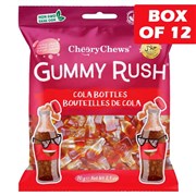 Gummy Rush Cola Bottle Bag 90g  12 Pack