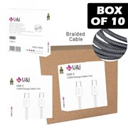 UI USBC to USBC Braided 10 Pack