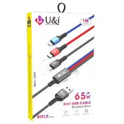 UI 3in1 USB Cable Braided Wire