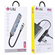 UI TypeC 4 USB Port Premium Hub