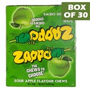 Zappo Sour Apple Chews 29g  30 Pack