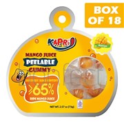 Kapri Peelable Gummy Mango 73g  18 Pack