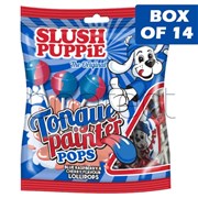 Slush Puppie Tongue Painter Pops 80g  14 Pack