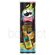Pringles Hot Ones Verde Potato Chips 158g  14 Pack