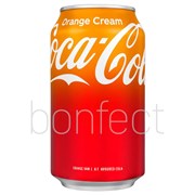 Coca Cola Orange Cream Soda Can 355ml  12 Pack
