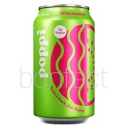Poppi Watermelon Prebiotic Soda 355ml  12 Pack