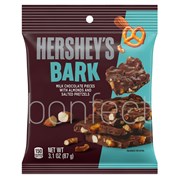 Hersheys Bark Pretzel Bag 87g  12 Pack