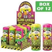 Toxic Waste Slime Licker Green Apple  Black Cherry 60ml  12 Pack