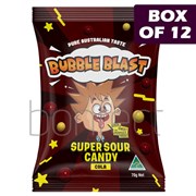 Bubble Blast Super Sour Cola Bag 70g  12 Pack