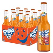 KoolAid Glass Bottle  Orange 355ml  12 Pack