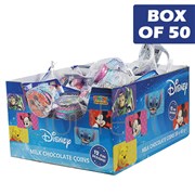 Disney Milk Chocolate Coins 43g  50 Pack