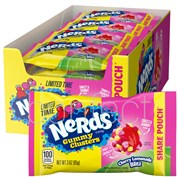 Nerds Gummy Clusters Cherry Lemonade Blitz Share Pouch Bag 85g  12 Pack