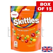 Skittle Citrus Bag 136g  15 Pack