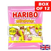 Haribo Milkshakes Bag 140g  12 Pack
