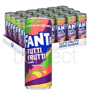 Fanta Tutti Frutti Zero Sugar Limited Edition 250ml  24 Pack