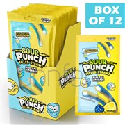 Sour Punch Straws Blue Raz Lemonade 142G  12 Pack