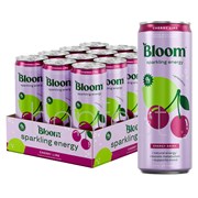 Bloom Sparkling Energy Drink Cherry Lime 355ml  12 Pack