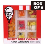 KFC Gummy Candy Fried Chicken Combo Meal 201g  6 Pack