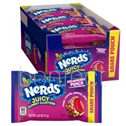 Nerds Juicy Gummy Cluster Strawberry Punch Share Pouch 75g  12 Pack