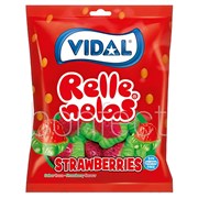 Vidal Jelly Filled Strawberries Bag 90g  14 Pack