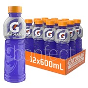 Gatorade 600ml Grape Bolt 12 Pack