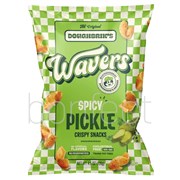 Doughbriks Wavers Spicy Pickle Crispy Snacks 126g  12 Pack