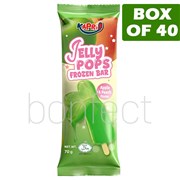 Kapri Tongue Ice Cream Jelly Pops Frozen Bar  Apple  Peach 70g  40 Pack