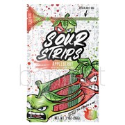 Sour Strips Candy Bag 96g  12 Pack  Apple Berry