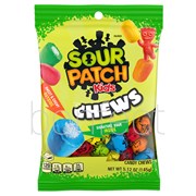 Sour Patch Kids Chews Candy Bag 145g  12 Pack