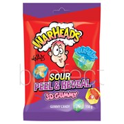 Warheads Sour Peel  Reveal 3D Gummy Bag 150g  12 Pack