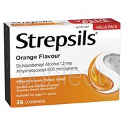 Strepsils Orange 36 Lozenges Value Pack