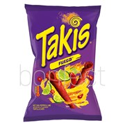 Barcel Takis Fuego Hot Chilli Pepper Lime Tortilla Chips 260g  14 Pack