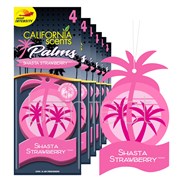 California Car Scents Strawberry 6 Pack
