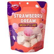 Amos Swedish Strawberry Dream 270g  12 Pack