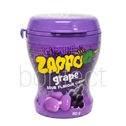 Zappo Grape Sour Flavour Chews Travel Cup 110g  6 Pack
