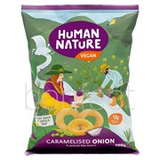 Human Nature Caramelized Onion Pea Snacks 100g  10 Pack