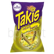 Barcel Takis Pickle Punch Medium Heat Tortilla Snack 260g  14 Pack
